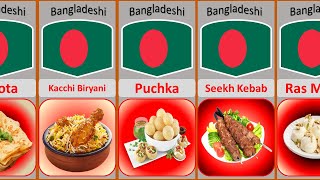 Top 25 most popular foods in Bangladesh [upl. by Itsim80]