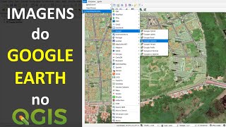 Como Inserir Imagens do Google Earth no QGIS  Plugin QuickMapServices [upl. by Leighton38]