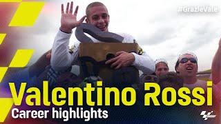 GrazieVale Valentino Rossis career highlights [upl. by Mcguire]