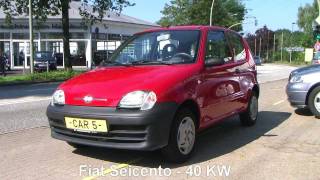 Fiat Seicento 2009 rot wwwautohausbizcar5 [upl. by Paryavi]