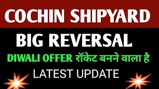 Cochin Shipyard Share 🔴 Latest News Today  Cochin Shipyard Stock Updates [upl. by Darrey]