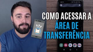 COMO ACESSAR A ÁREA DE TRANSFERÊNCIA DO CELULAR [upl. by Ecirpac413]