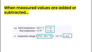 Uncertainties and Errors  IB Chemistry [upl. by Netsoj143]