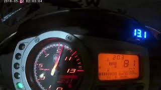 Gilera runner vxr top speed 0179 [upl. by Inatirb952]