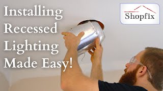 How to Install and Wire Recessed Lights [upl. by Epolenep]