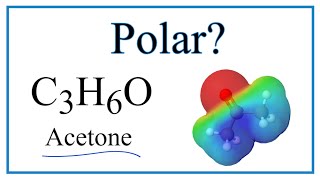 Is C3H6O Acetone Polar or NonPolar [upl. by Trebuh]