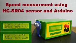 Speed Measurement Using HCSR04 Ultrasonic Sensor and Arduino [upl. by Ahmad]