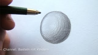 Zeichnen lernen mit Bleistift  Schattierungen [upl. by Atiuqer600]