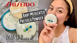 Shiseido Baby Pressed Powder Medicated  Honest Product Review [upl. by Ahsyen624]