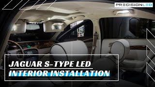 Jaguar SType LED Interior  How To Install 2007  2008 [upl. by Schaab]