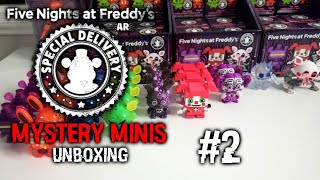 HUGE FNAF AR MYSTERY MINI FUNKO UNBOXING REVIEW [upl. by Adnolehs]