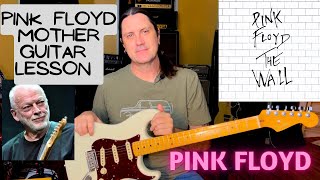 How To Play Mother By Pink Floyd  Guitar Solo Included  Quick Tutorial [upl. by Ayim]