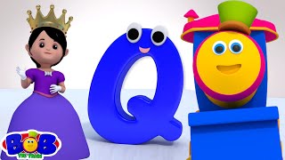 The Letter Q Song Educational Rhymes amp Alphabet Song with Bob The Train [upl. by Dulcinea]