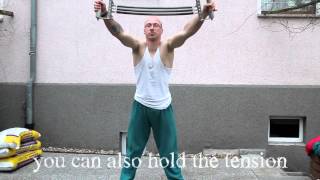 How to train with chest expanders Rata Zong erklärt [upl. by Babbie]