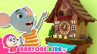 Hickory Dickory Dock  Songs for kids  BabyoneKidsTV amp Kids Songs [upl. by Erroll]