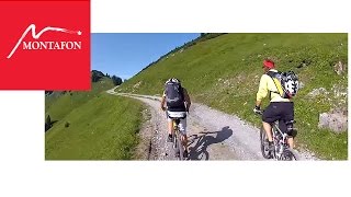 Mountainbiking am Bartholomäberg  Montafon [upl. by Soinski]