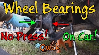 Subaru Wheel Bearing Replacement Without A Press How To Guide Quick Version [upl. by Bohaty534]