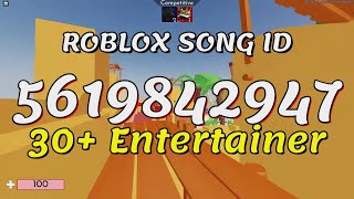 30 Entertainer Roblox Song IDsCodes [upl. by Arick]