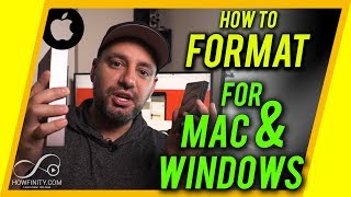 How to Format a Hard Drive for MAC and PC [upl. by Lehte]