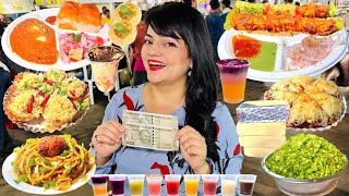 Chandni chownk STREET FOOD Eating challenge [upl. by Treat]