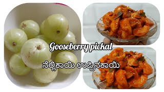 Nellikayi uppinakayi recipegooseberry pickalನೆಲ್ಲಿಕಾಯಿ ಉಪ್ಪಿನಕಾಯಿ pickle gooseberrypickle [upl. by Anette502]