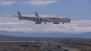 Stratolaunch landing Jan 16 2022 [upl. by Lyrahs786]