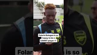 Folarin Balogun talks winning Nations League amp his new hairstyle 🔥 [upl. by Rabelais]