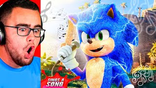 Reacting to SONIC Sings A SONG Insane [upl. by Jasmina360]