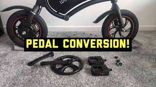 Windgoo Ebike pedal conversion DyuJetsonKugooAncheer [upl. by Emile782]