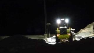 Volvo L60E med Multiskopa snowremoval snöröjning [upl. by Dunham794]