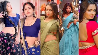 New Saree Instagram Reel  New Trending Instagram Reel  Girls Attitude Instagram Reel  Saree Reels [upl. by Anelle406]