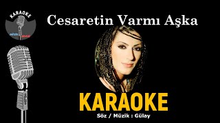 Cesaretin Varmı Aşka  KARAOKE  Cover [upl. by Nahtanohj]