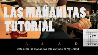 Como tocar Las Mañanitas en Guitarra Acústica ACORDES  Fácil [upl. by Cleasta]