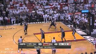 Spurs vs Heat Game 4 Full Game Highlights 2014 NBA Finals  Spurs Dominate Again [upl. by Eneleh42]