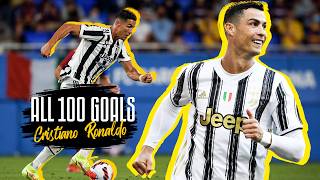 CRISTIANO RONALDO SCORES 100TH JUVENTUS GOAL  ALL 100 GOALS  CR100 🔥⚽️ [upl. by Nyrat966]