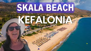 Kefalonia Skala Beach Revealed in a Walking Tour [upl. by Pendergast157]