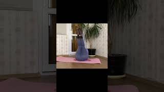 Watch me stretch doing Ananda Balasana [upl. by Lucina]