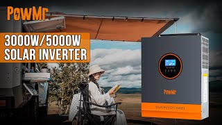 3000W 24V PowMr Solar Inverter Installation Video  POWLVM3K24VH [upl. by Rosana]