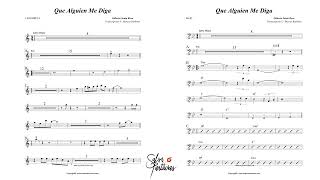 QUE ALGUIEN ME DIGA GILBERTO SANTA ROSA Sheet Music for Orchestra SALSA PARTITURAS [upl. by Trainor369]