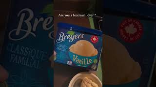 Icecream lover icecream vanilla breyerstrending trendingshorts [upl. by Agretha]