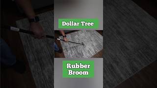 Dollar Tree Rubber Broom  thefoyager dollartreefinds cleaninghacks [upl. by Pape]