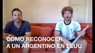 COMO RECONOCER A UN ARGENTINO EN EEUU [upl. by Nosrak634]