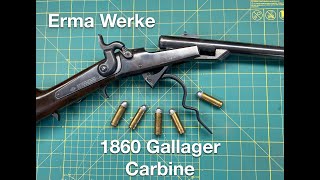 1860 Gallager Carbine Erma Werke [upl. by Ahsinert]