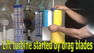 Darrieus hybrid Savonius wind turbine experiment DIY a wind turbine at home [upl. by Taryne]