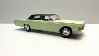 124 Scale Model 1968 Lincoln Continental [upl. by Atinomar36]