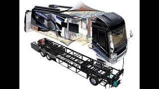 How its made Motorhome Prevost bus RV coachs full factory tour  technology and advance feature [upl. by Curren]