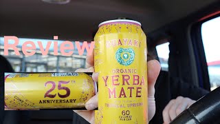 Guayaki 25th anniversary tropical uprising organic yerba mate review [upl. by Aralk]