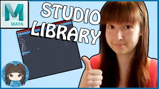 HOW TO USE STUDIO LIBRARY MAYA PLUGIN  Maya Tutorial [upl. by Lim58]