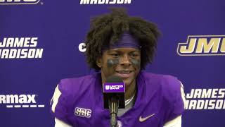 JMU Football  Players Postgame Press Conference vs Coastal Carolina  Oct 10 2024 [upl. by Llevron498]