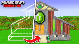 I Built a EMERALD FACTORY in Minecraft Hardcore Hindi [upl. by Leibrag]